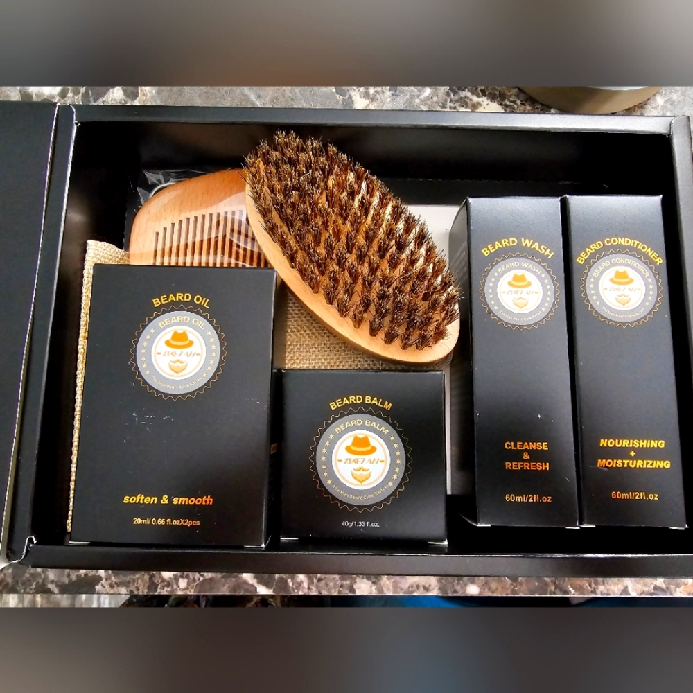 Beard Care and Growth Kit